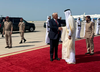 ABD Başkanı Donald Trump Katar'da