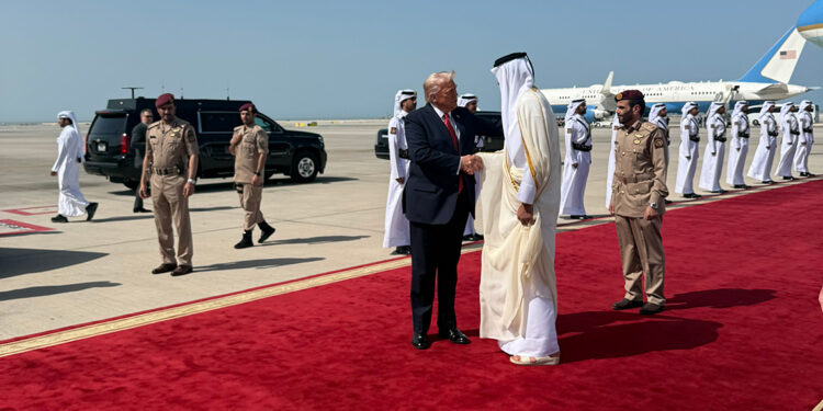 ABD Başkanı Donald Trump Katar'da