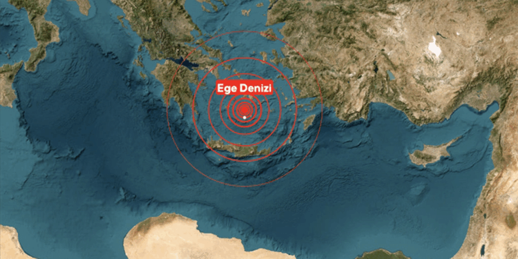 AFAD açıkladı: Ege Denizi'nde deprem