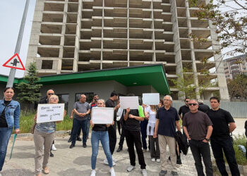 Ankara'da inşaat firması mağdurlarından eylem