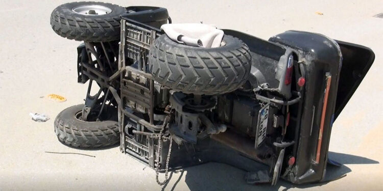 ATV takla attı: 2 ölü