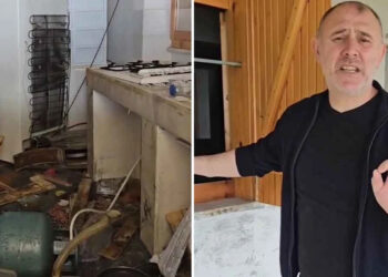 Aç kalan ayılar, Araklı Belediye Başkanı'nın evine girdi