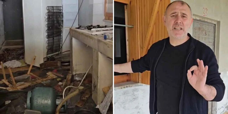 Aç kalan ayılar, Araklı Belediye Başkanı'nın evine girdi