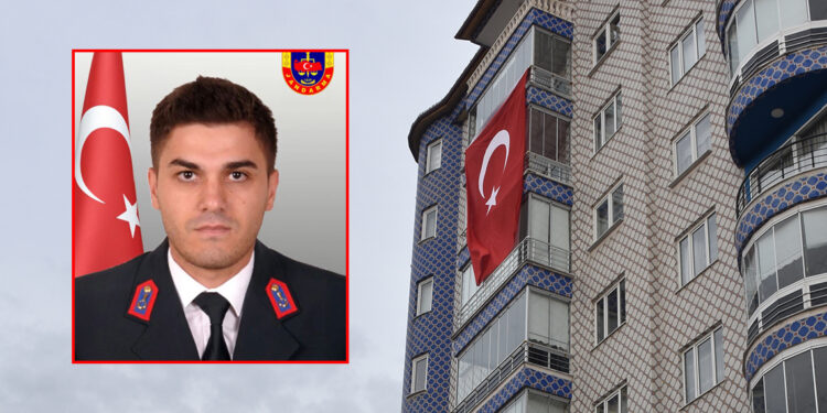 Ankara'da eğimli arazide düşen jandarma personeli şehit oldu
