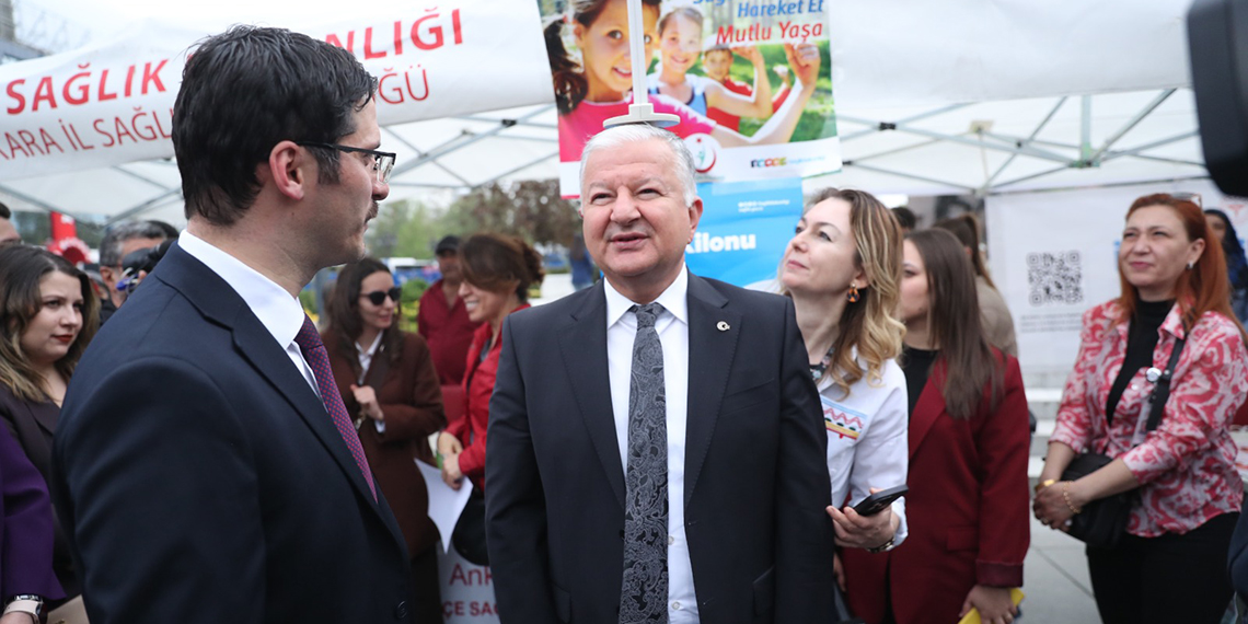 Ankara'da vücut kitle indeksi ölçümü uygulaması başlatıldı