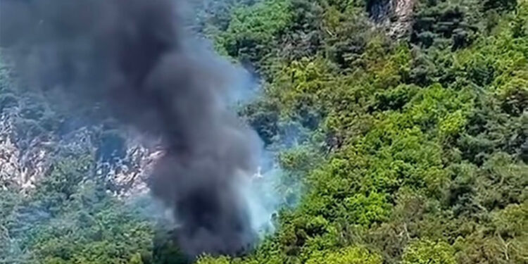 Bartın'da bungalov tesiste çıkan yangın, söndürüldü