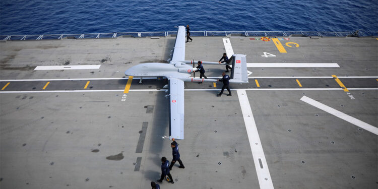 Bayraktar TB3 İnsansız Hava Aracı ilk kez bir tatbikatta kullanıldı