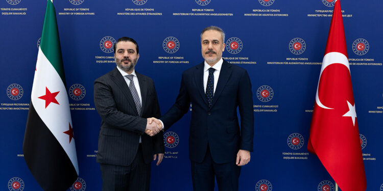 Bakan Fidan, Suriye Dışişleri Bakanı Şeybani ile görüştü