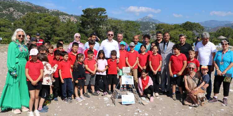 Çıralı'da sezonun ilk deniz kaplumbağası yuvası tespit edildi