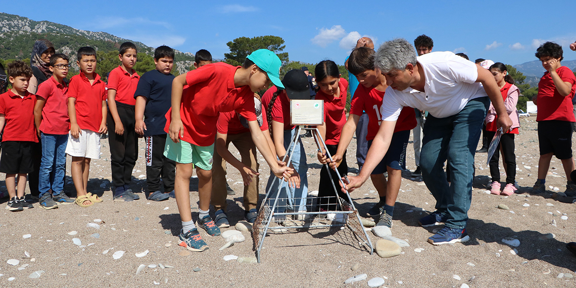 Çıralı'da sezonun ilk deniz kaplumbağası yuvası tespit edildi