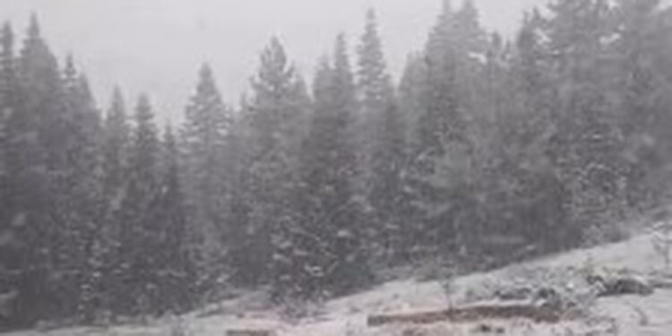 Çorum'da mayısta kar yağışı