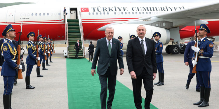Cumhurbaşkanı Erdoğan Azerbaycan'da