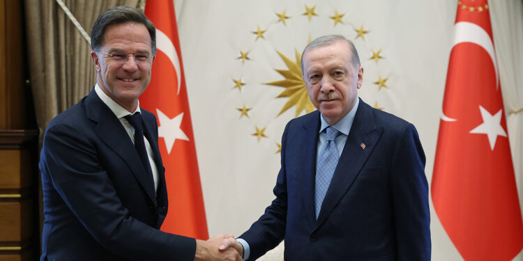Cumhurbaşkanı Erdoğan, NATO Genel Sekreteri Rutte'yi kabul etti