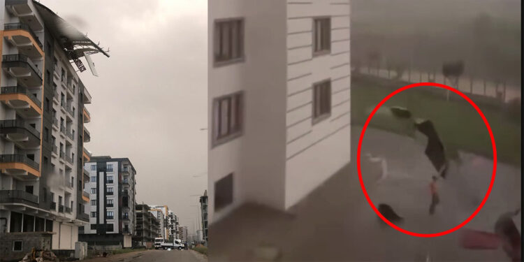 Mardin'de de fırtına etkili oldu