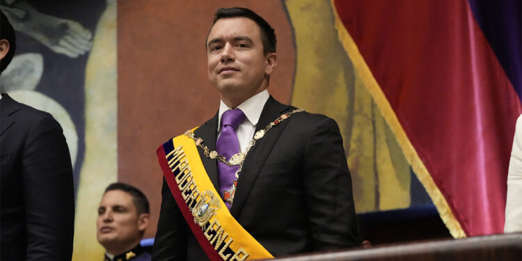 Ekvador'un yeni başkanı Daniel Noboa parlamentoda yemin etti