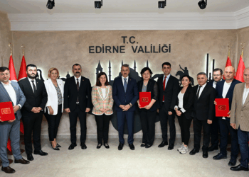 Edirne'de Uzunköprü Atatürk OSB için ilk imzalar atıldı