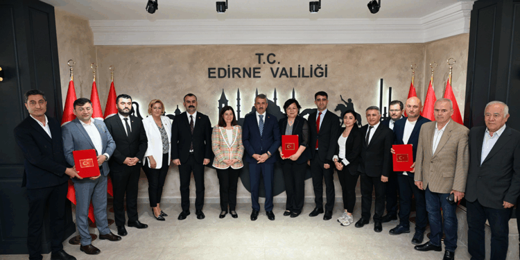 Edirne'de Uzunköprü Atatürk OSB için ilk imzalar atıldı