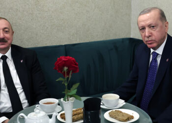 Erdoğan, Azerbaycan Cumhurbaşkanı Aliyev ile bir araya geldi