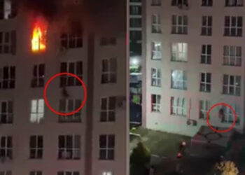 Esenyurt'ta sitede yangın; 8'nci kattan atlayan kadın yaralandı