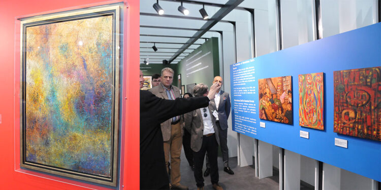 Fahrelnissa Zeid’in özel eseri İstanbul Havalimanı’nda sergilendi