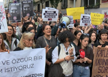 Şişli'de kadınlar, Bahar Aksu için protesto yürüyüşü yaptı
