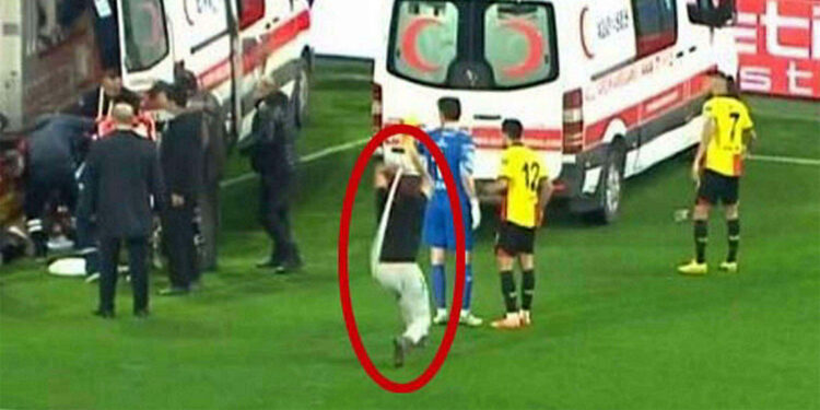 Kaleciye korner direğiyle vuran sanığın cezası belli oldu