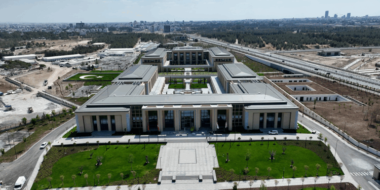 KKTC Cumhurbaşkanlığı Külliyesi yarın hizmete açılıyor