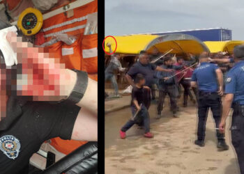 Kurban pazarında denetim kavgası; polis havaya ateş açarak müdahale etti