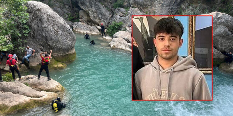 Kanyonda ayağı kayıp suya düşen Muhammet boğuldu