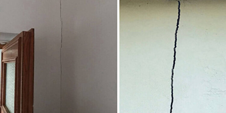 Konya'daki 5.2'lik depremde, 7 evde çatlaklar oluştu