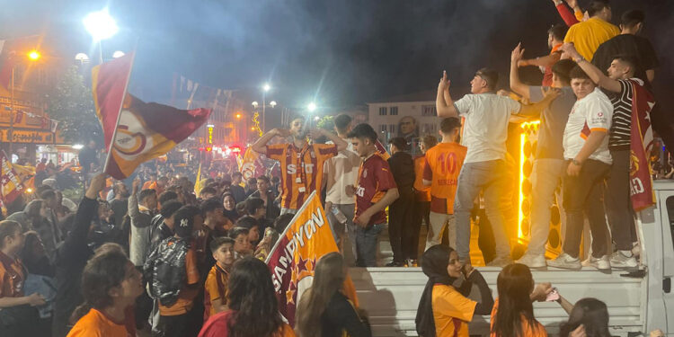 Kula'da Galatasaray coşkusu