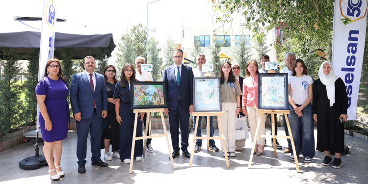 Liselilerin gözünden 'Çevre Resim Yarışması'