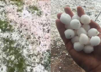 Mardin'de ceviz büyüklüğünde dolu yağdı