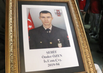 Şehit uzman çavuş Önder Özen'in cenazesi memleketine getirildi