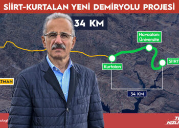 Siirt-Kurtalan arasına 34 kilometrelik yeni demiryolu hattı inşa edilecek