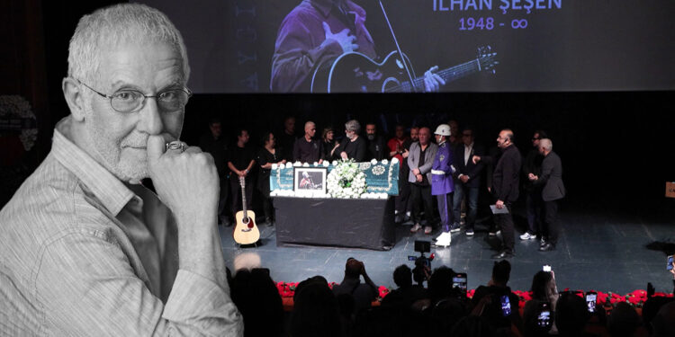 Sanatçı İlhan Şeşen için veda töreni düzenlendi