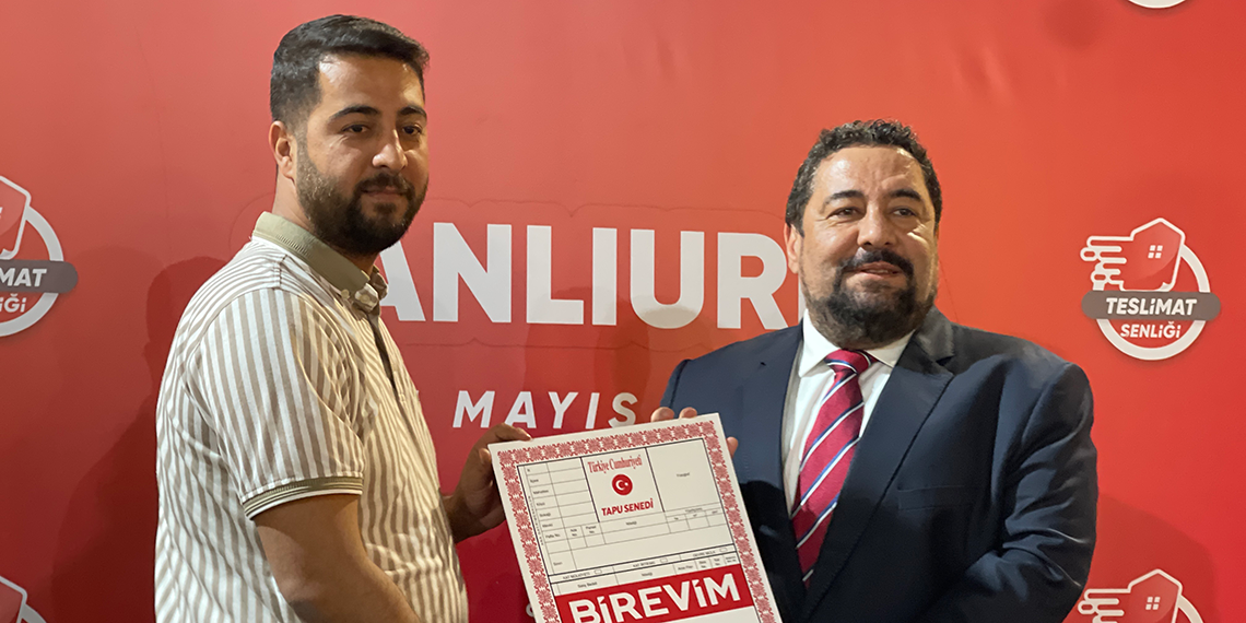 Şanlıurfa'da ev sahibi olan 500'ü aşkın aileye yönelik teslim töreni