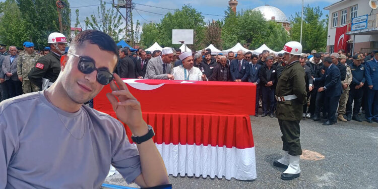 Şehit Uzman Çavuş Mesut Karadağ, son yolculuğuna uğurlandı