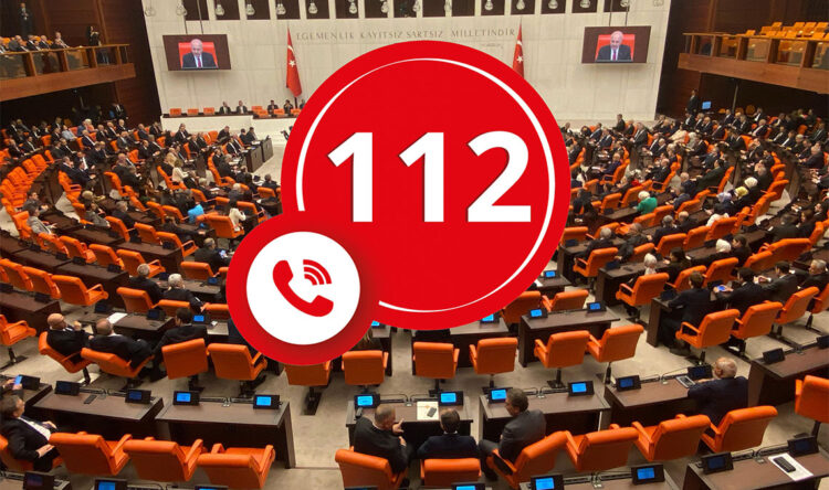 112 Acil Çağrı Merkezi'ni arayıp meşgul edenler TBMM gündeminde