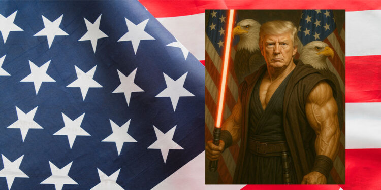 Donald Trump Star Wars savaşçısı oldu