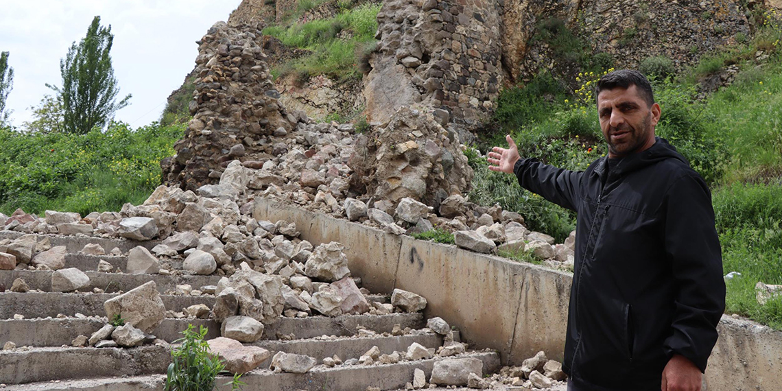 Urartular tarafından inşa edilen Oltu Kalesi için restorasyon talebi