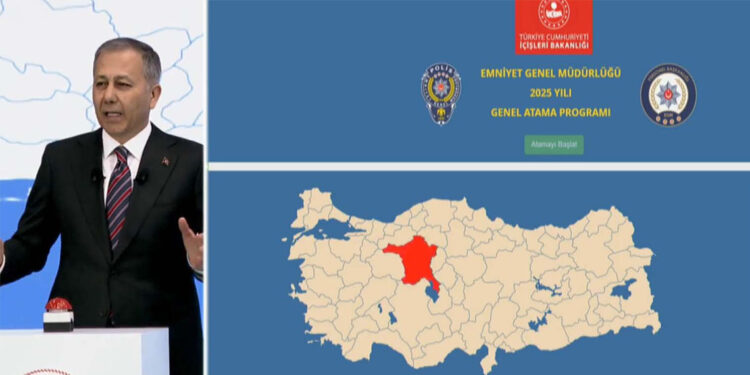 EGM yeni sisteme geçti: 22 bin 45 polise tayin ve atama