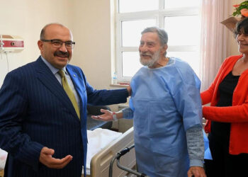 Ahmet Mekin taburcu edildi
