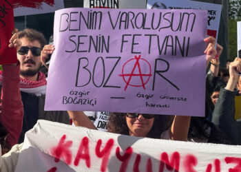 Boğaziçi Üniversitesi'nde Nureddin Yıldız protestosu; 97 gözaltı