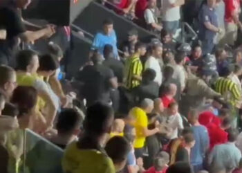Fenerbahçe ile Monaco taraftarları arasında gerginlik yaşandı