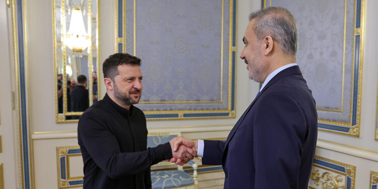 Hakan Fidan Ukrayna Devlet Başkanı tarafından kabul edildi