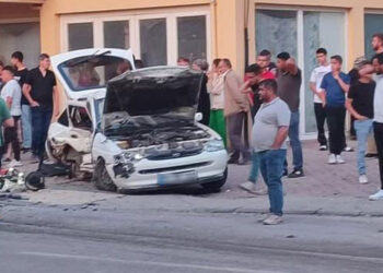 Ankara'da 5 kişinin yaralandığı kaza kamerada