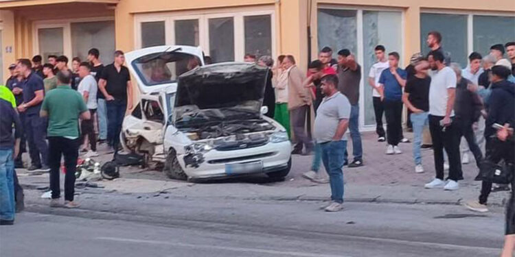 Ankara'da 5 kişinin yaralandığı kaza kamerada