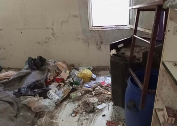 Aydın'da kötü koku yayılan evden 6 kamyon dolusu çöp çıktı