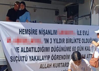 Ayrıldığı nişanlısının çalıştığı hastane önünde lokma döktürdü